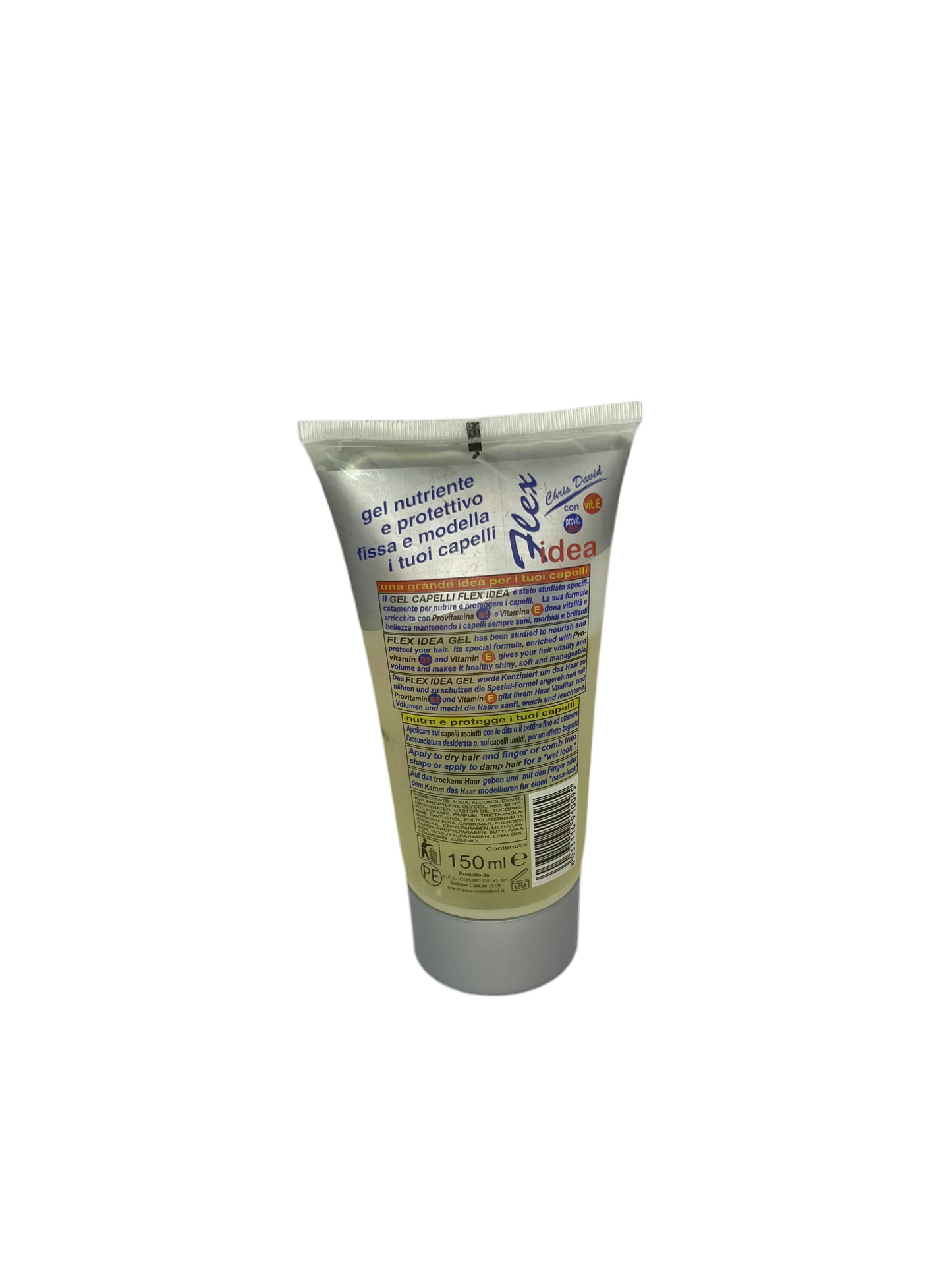 Gel fissante per capelli.