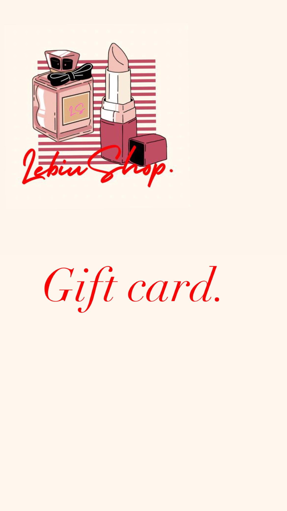 Gift card.